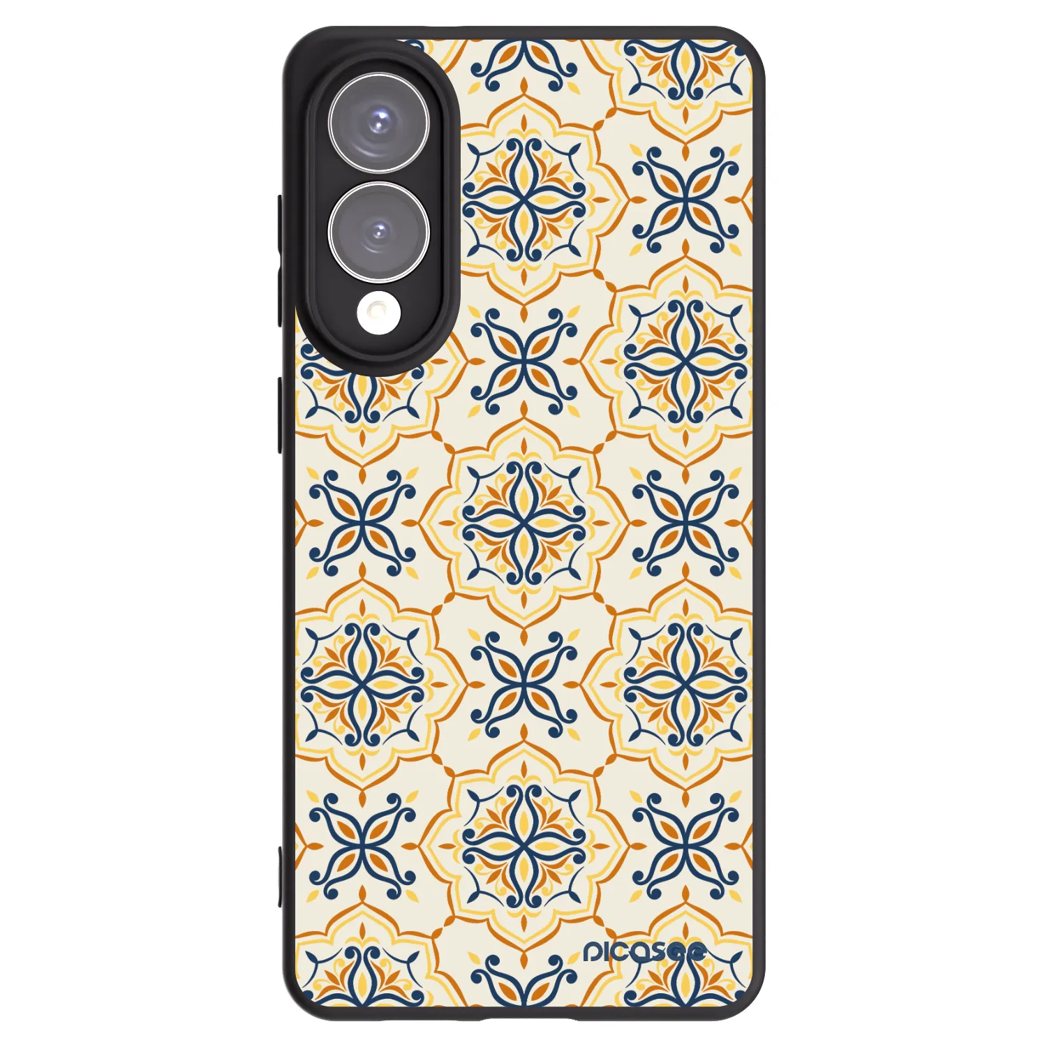 Picasee silikonový černý obal pro Samsung Galaxy S25 Edge 5G - Majolica