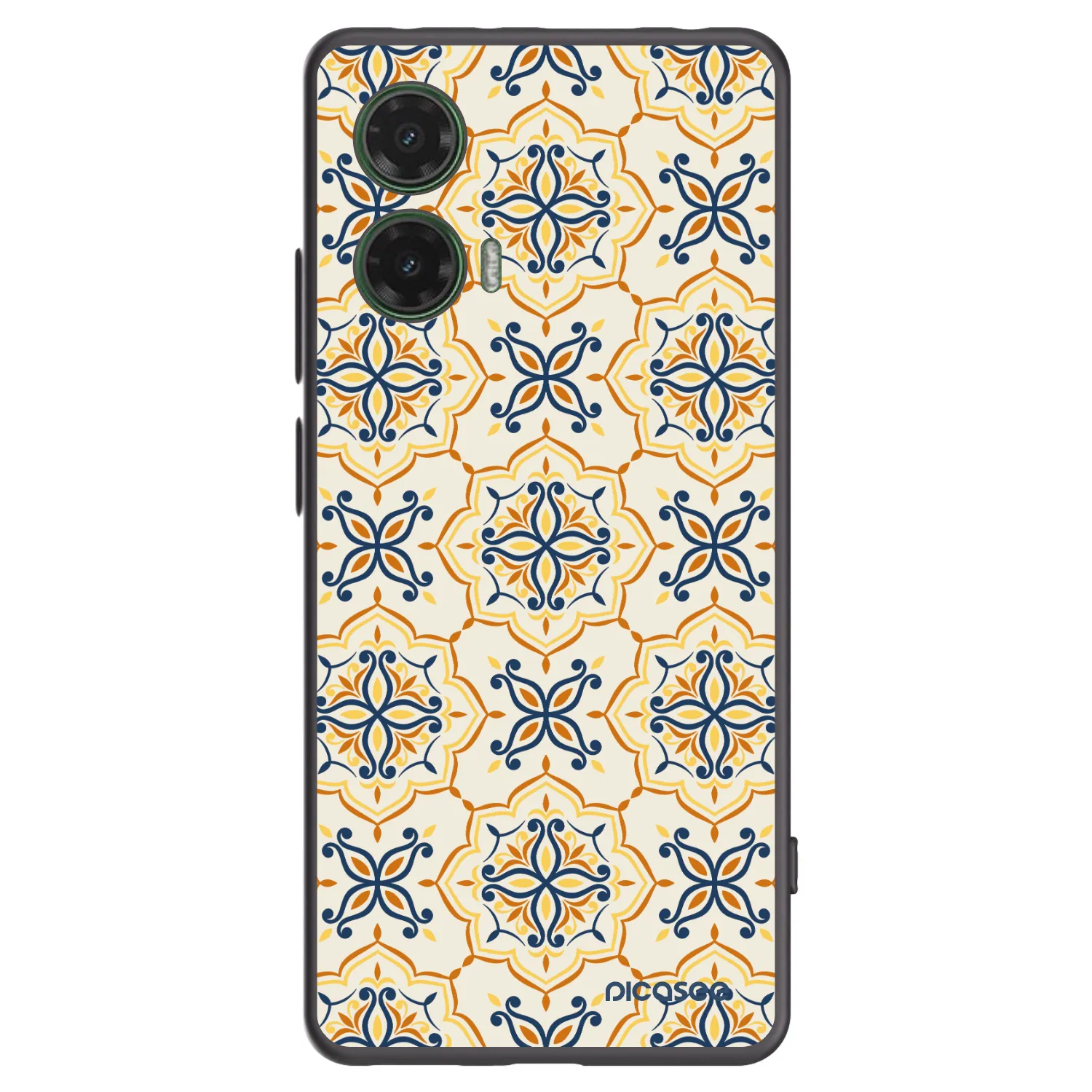 Picasee silikonový černý obal pro Motorola Moto G35 5G - Majolica