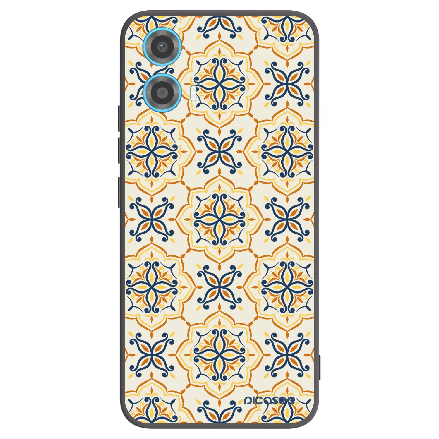 Picasee silikonový černý obal pro Motorola Moto G34 5G - Majolica