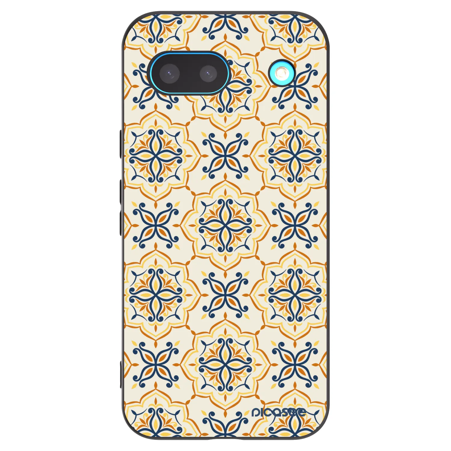 Picasee silikonový černý obal pro Google Pixel 8a - Majolica