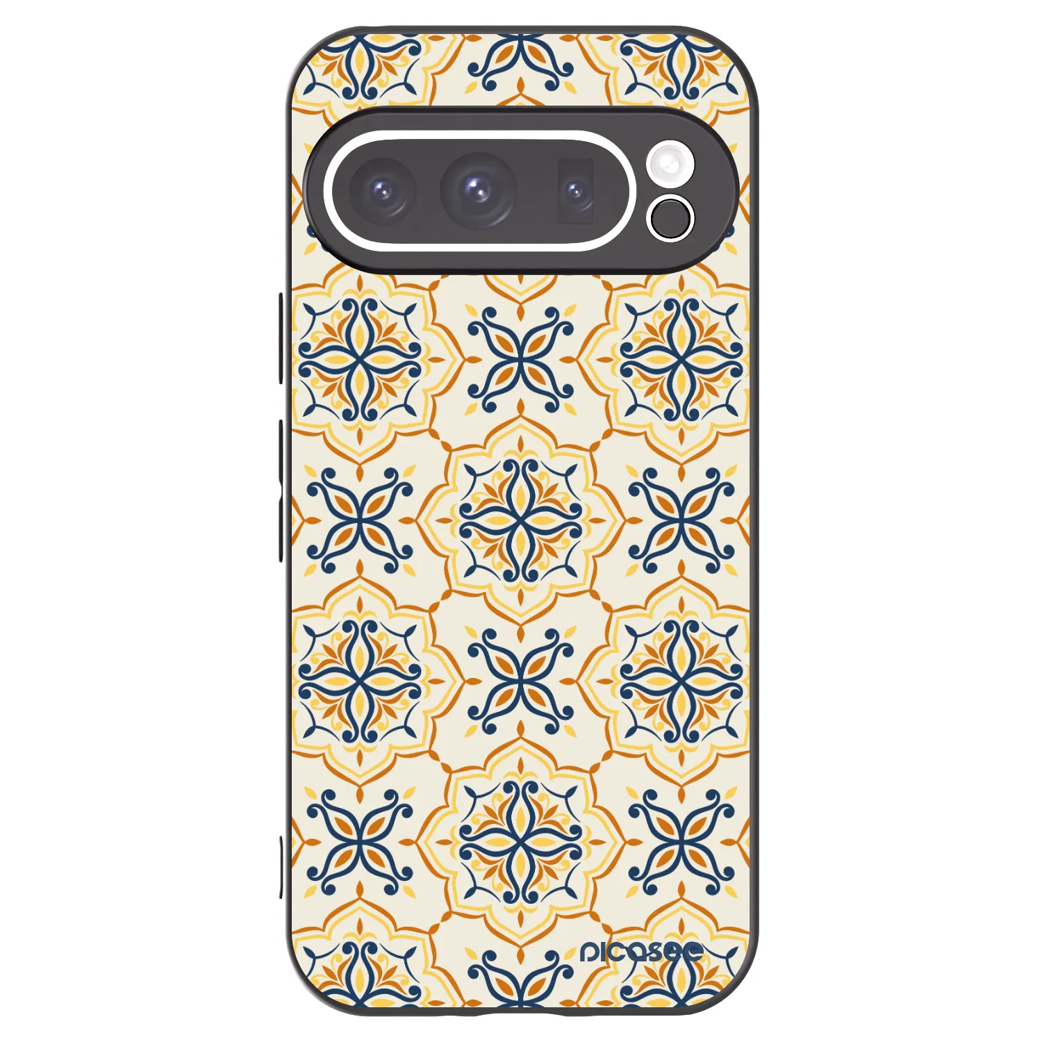Picasee silikonový černý obal pro Google Pixel 9 Pro XL - Majolica