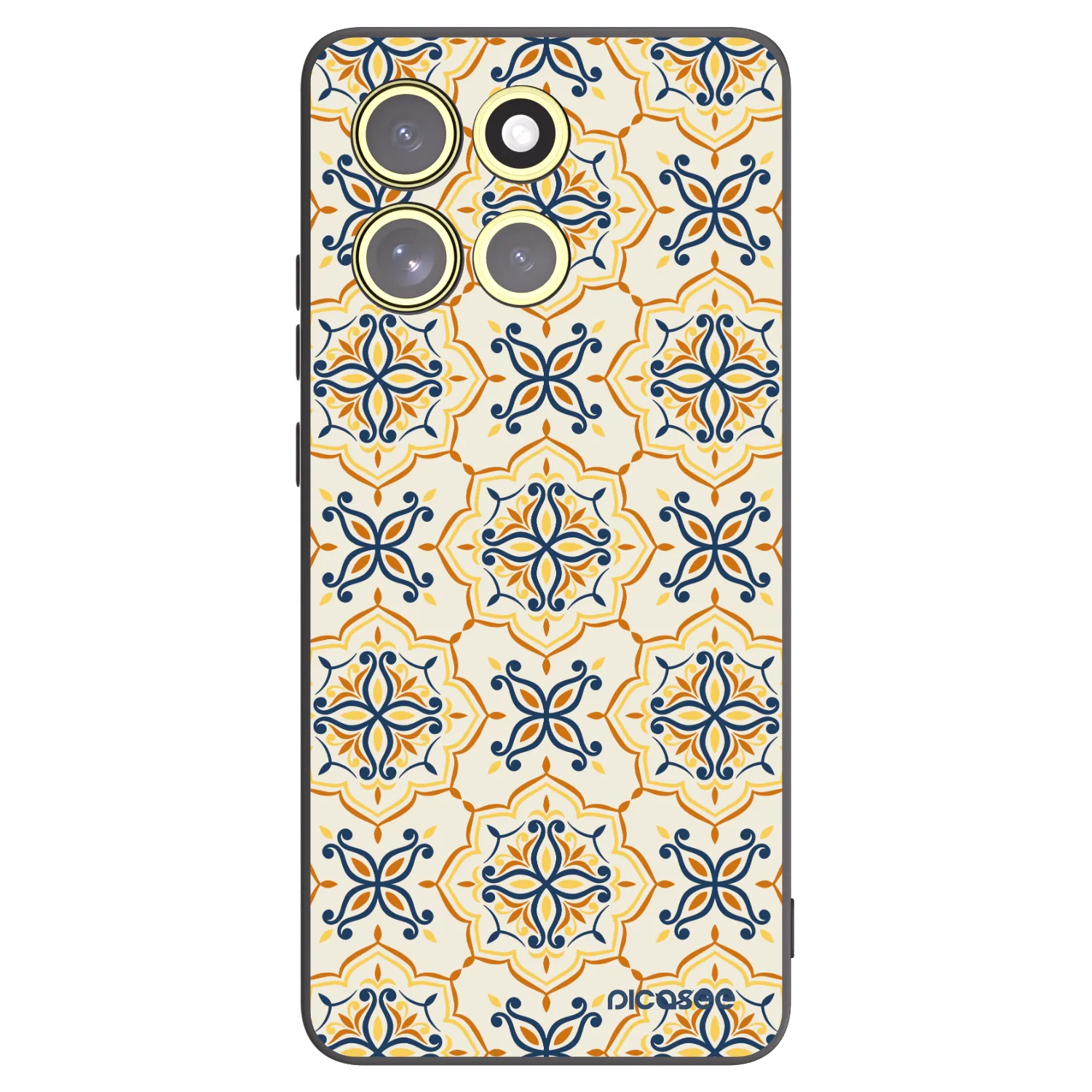 Picasee silikonový černý obal pro Motorola Moto G86 Power 5G - Majolica
