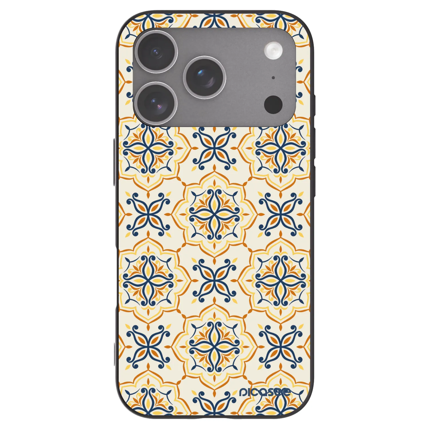 Picasee silikonový černý obal pro Apple iPhone 18 Pro - Majolica