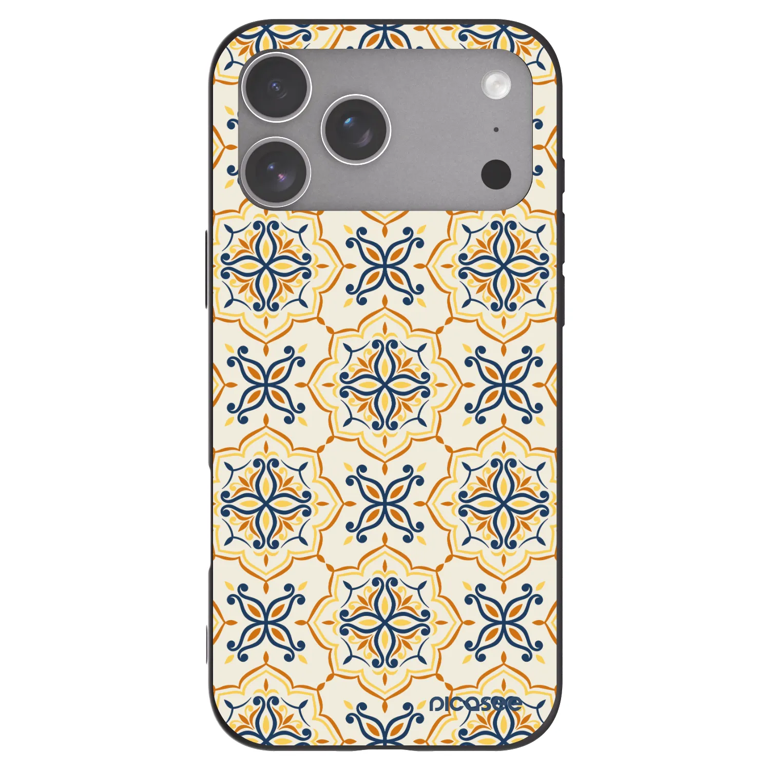 Picasee silikonový černý obal pro Apple iPhone 18 Pro Max - Majolica