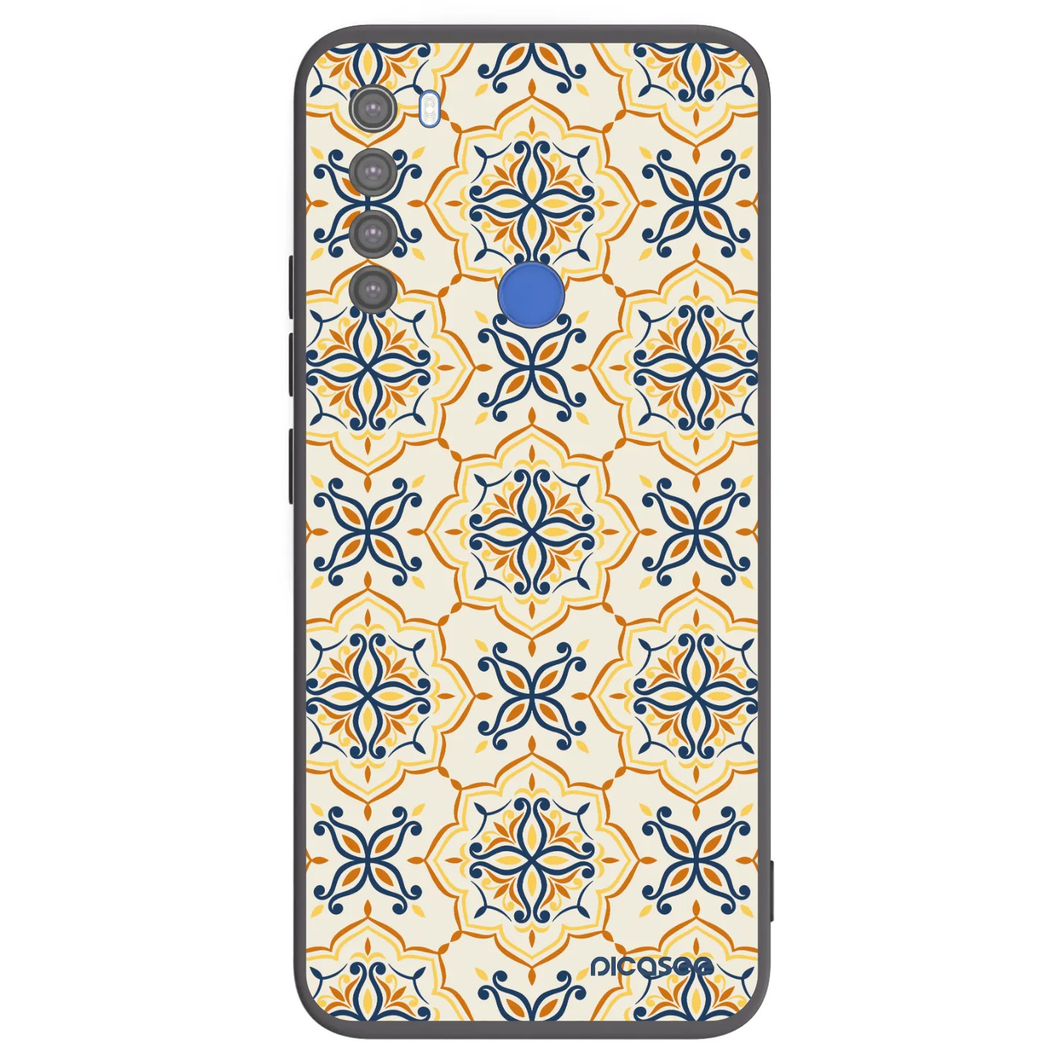 Picasee silikonový černý obal pro Xiaomi Redmi Note 8T - Majolica