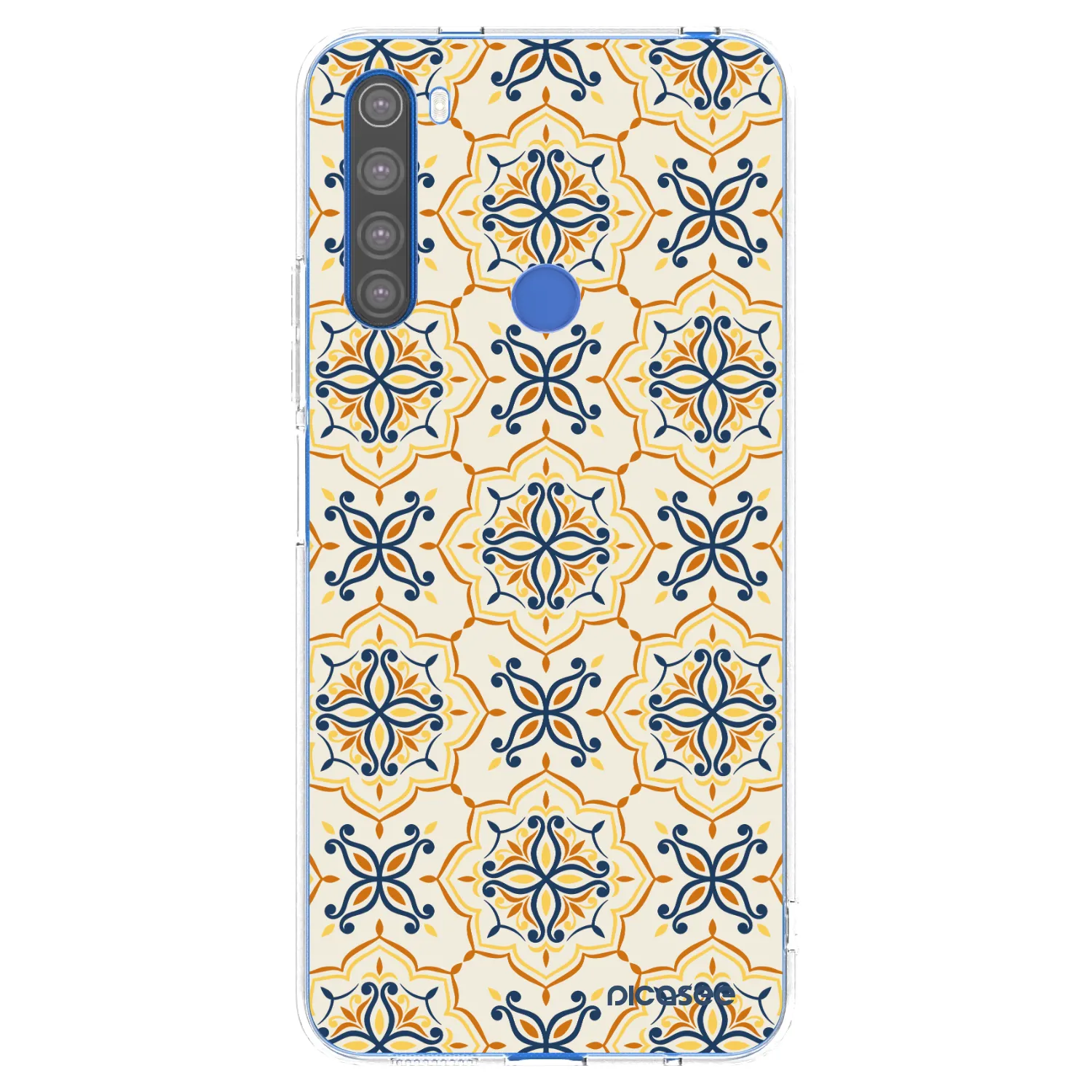 Picasee silikonový průhledný obal pro Xiaomi Redmi Note 8T - Majolica
