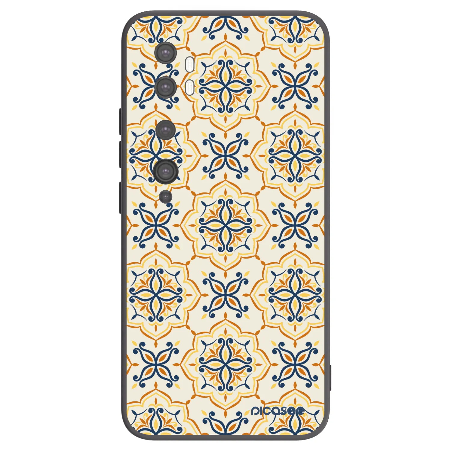 Picasee silikonový černý obal pro Xiaomi Mi Note 10 (Pro) - Majolica