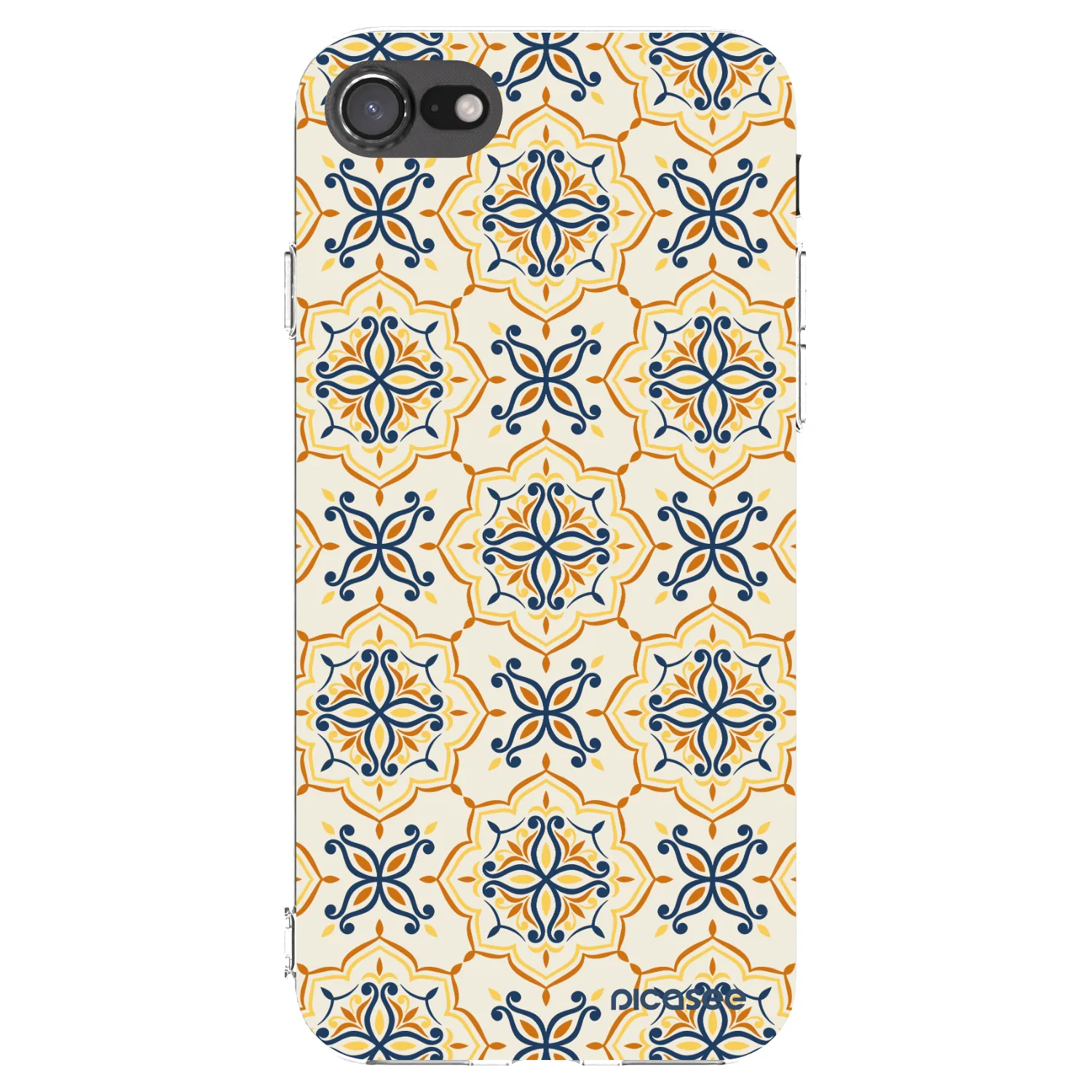 Picasee silikonový průhledný obal pro Apple iPhone SE 2020 - Majolica
