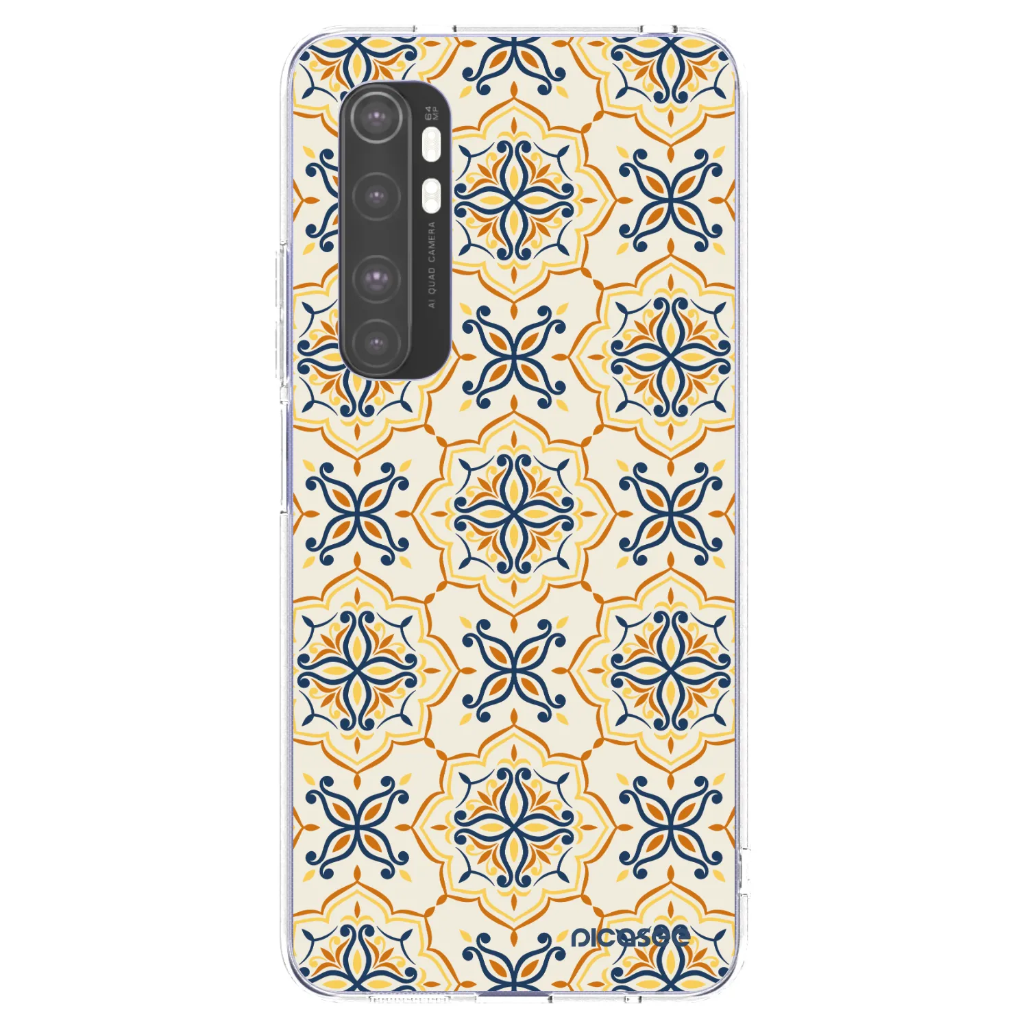 Picasee silikonový průhledný obal pro Xiaomi Mi Note 10 Lite - Majolica