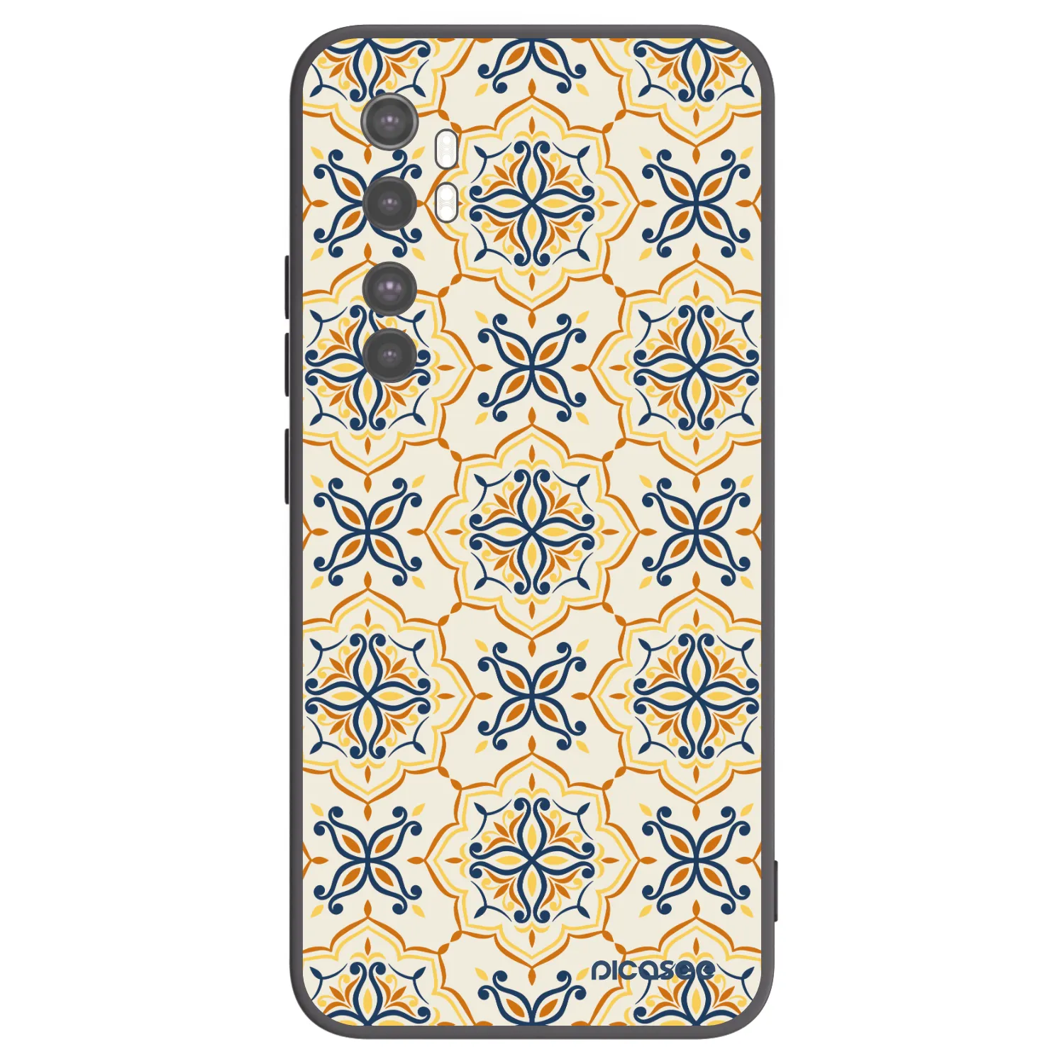 Picasee silikonový černý obal pro Xiaomi Mi Note 10 Lite - Majolica