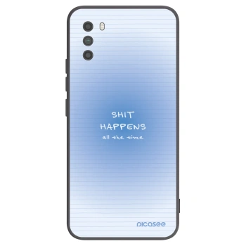 Picasee silikonový černý obal pro Xiaomi Poco M3 - Oops Memo