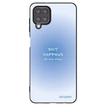Picasee silikonový černý obal pro Samsung Galaxy M12 M127F - Oops Memo