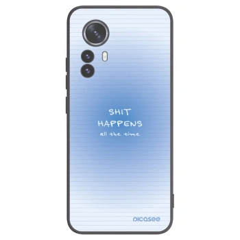 Picasee silikonový černý obal pro Xiaomi 12 Pro - Oops Memo