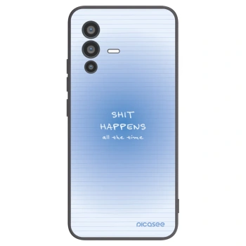 Picasee silikonový černý obal pro Vivo V23 5G - Oops Memo