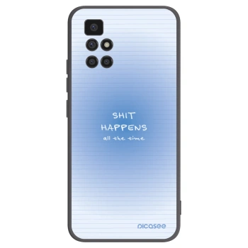 Picasee silikonový černý obal pro Xiaomi Redmi 10 (2022) - Oops Memo