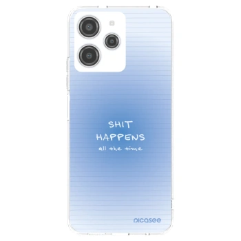 Picasee silikonový průhledný obal pro Xiaomi Redmi 12 4G - Oops Memo