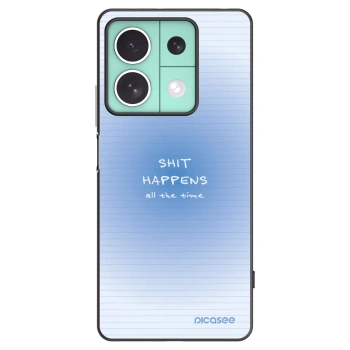 Picasee silikonový černý obal pro Xiaomi Redmi Note 13 5G - Oops Memo