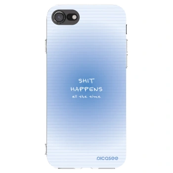 Picasee silikonový průhledný obal pro Apple iPhone SE 2020 - Oops Memo