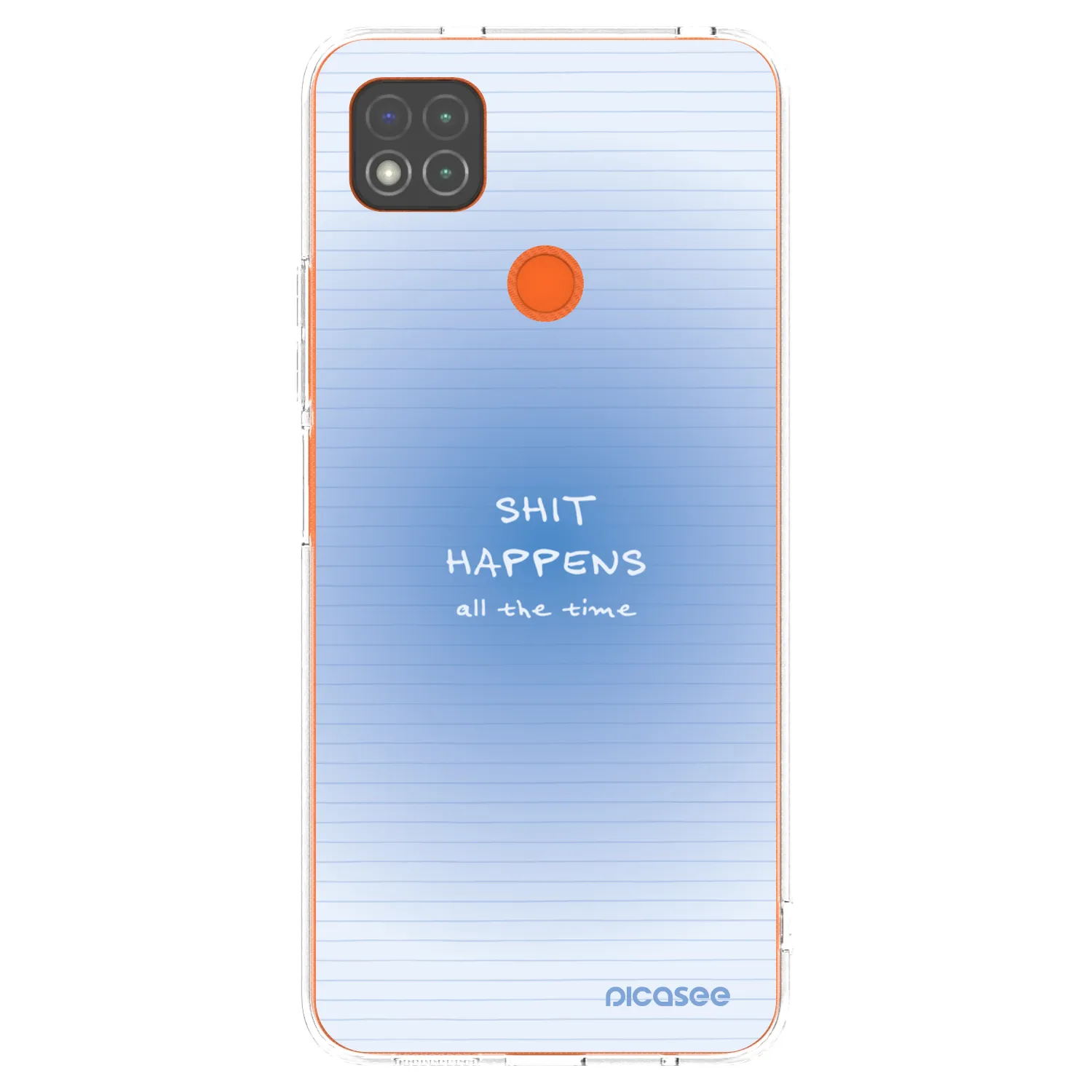 Picasee silikonový průhledný obal pro Xiaomi Redmi 9C - Oops Memo