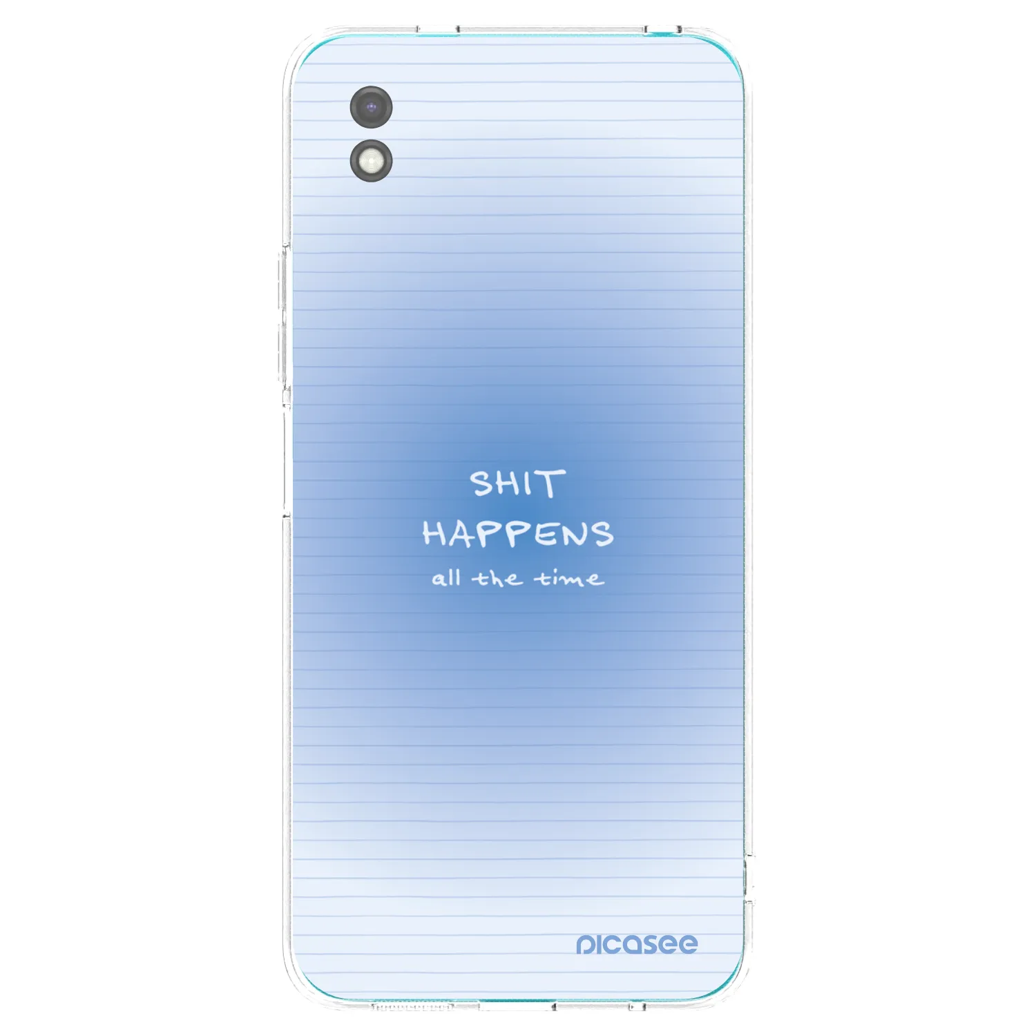 Picasee silikonový černý obal pro Xiaomi Redmi 9A - Oops Memo