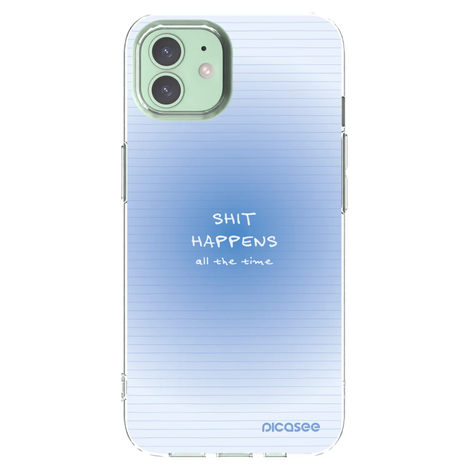Picasee silikonový průhledný obal pro Apple iPhone 12 - Oops Memo