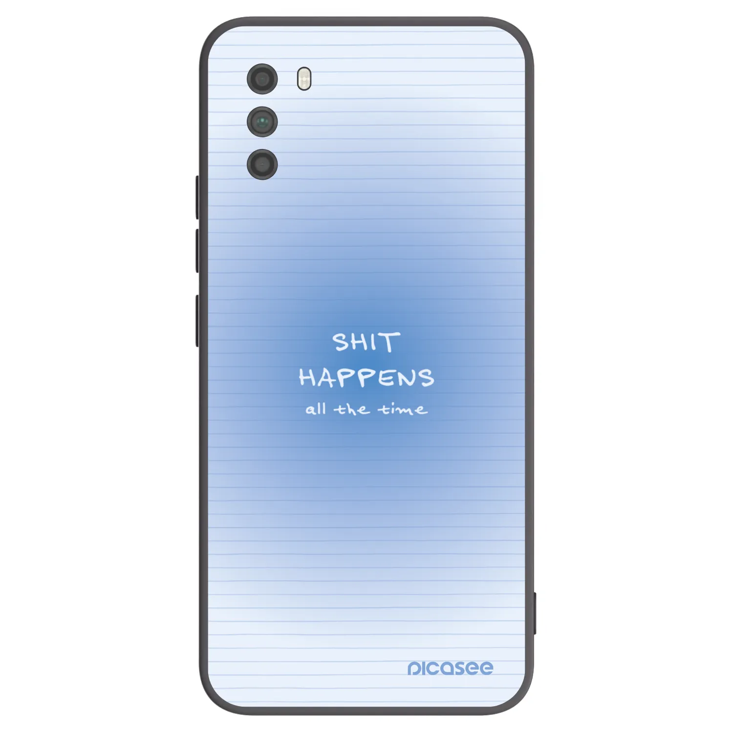 Picasee silikonový černý obal pro Xiaomi Poco M3 - Oops Memo