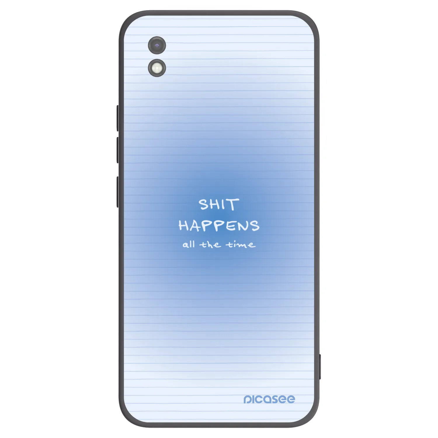 Picasee silikonový černý obal pro Xiaomi Redmi 9AT - Oops Memo