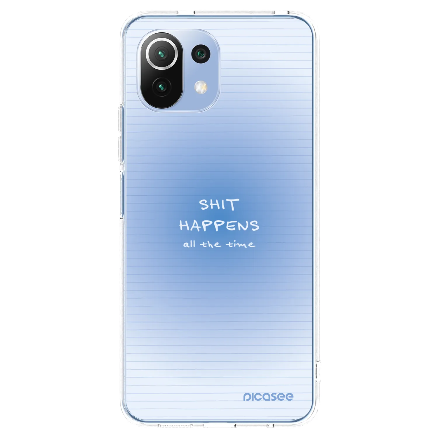 Picasee silikonový průhledný obal pro Xiaomi Mi 11 Lite - Oops Memo