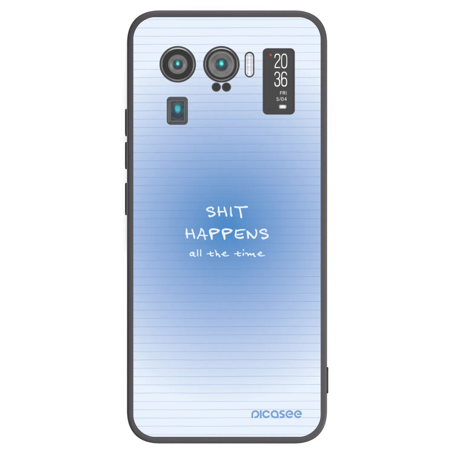 Picasee silikonový černý obal pro Xiaomi Mi 11 Ultra - Oops Memo
