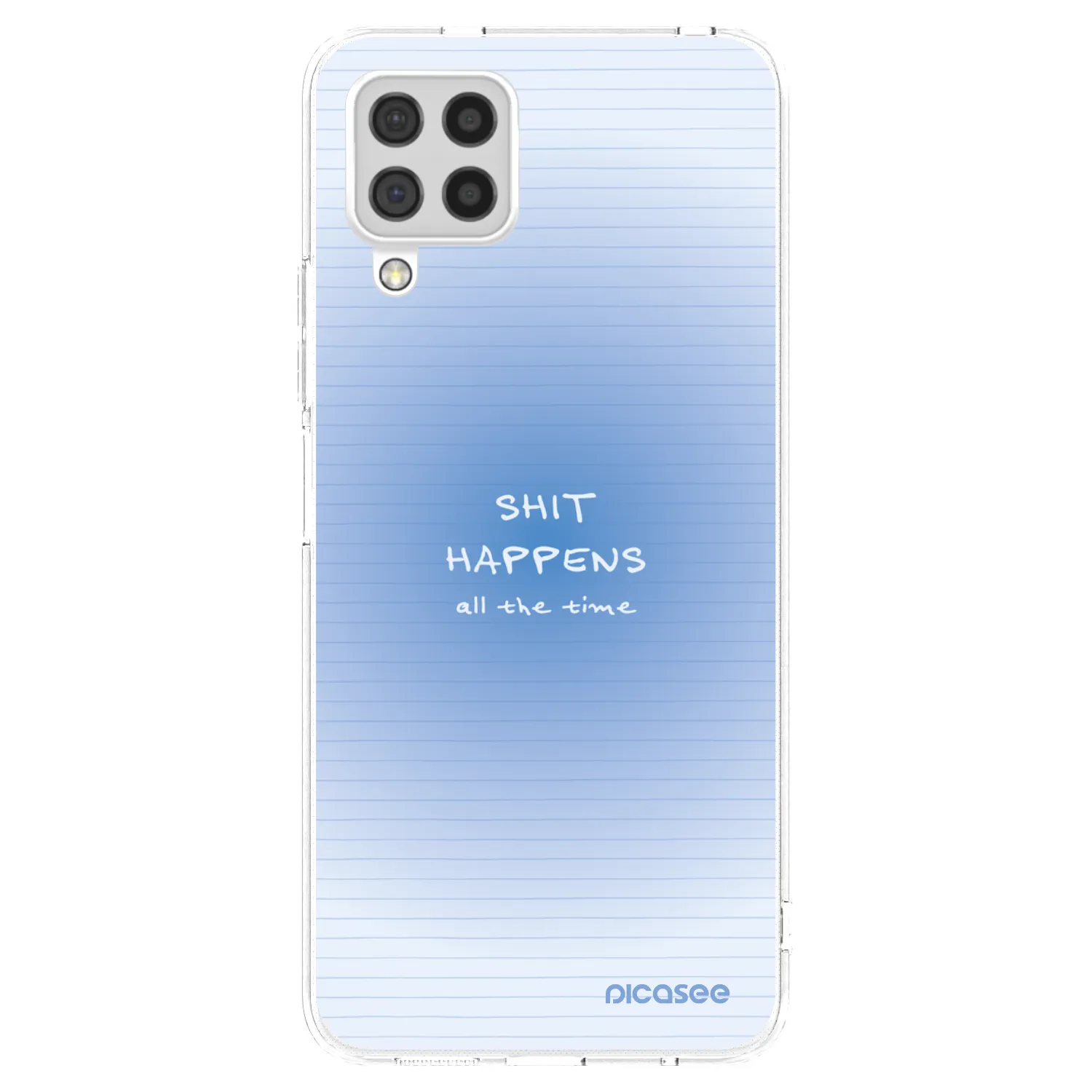 Picasee silikonový průhledný obal pro Samsung Galaxy A22 A225F 4G - Oops Memo