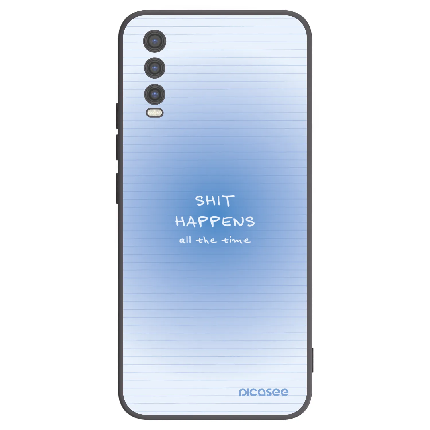 Picasee silikonový černý obal pro Vivo Y20s - Oops Memo