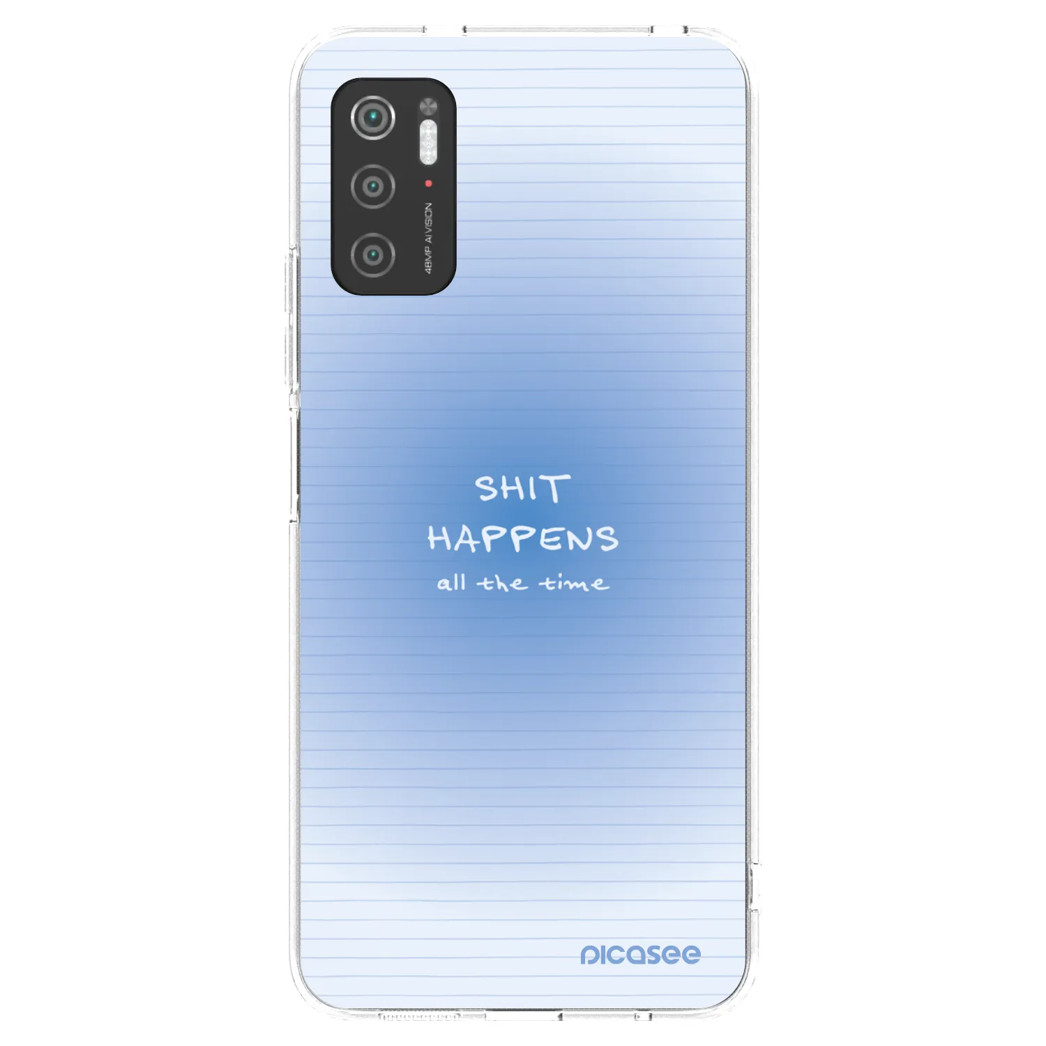 Picasee silikonový průhledný obal pro Xiaomi Poco M3 Pro 5G - Oops Memo