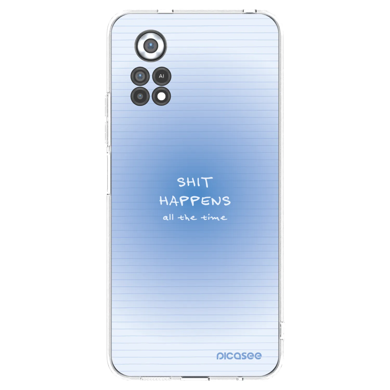 Picasee silikonový průhledný obal pro Xiaomi Poco X4 Pro 5G - Oops Memo
