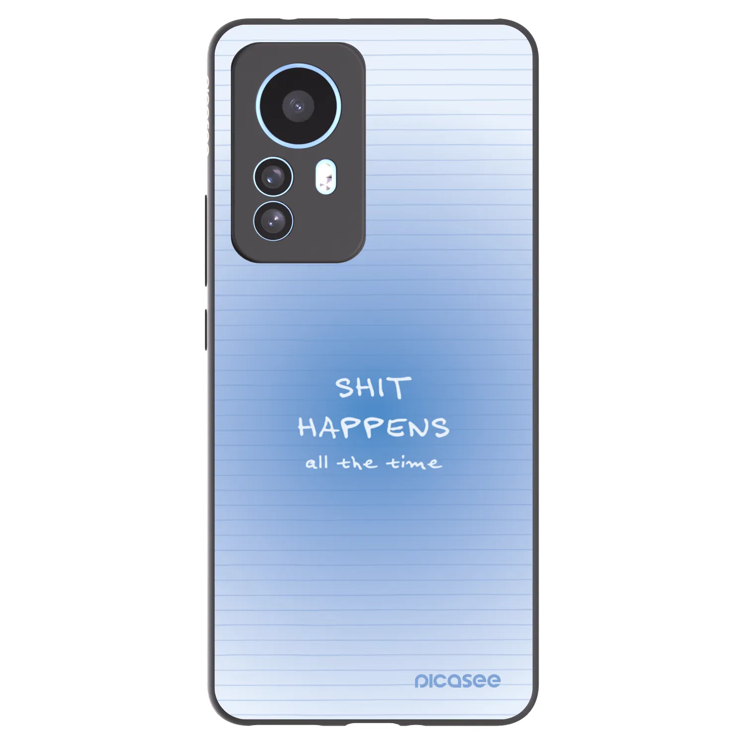 Picasee silikonový černý obal pro Xiaomi 12T - Oops Memo