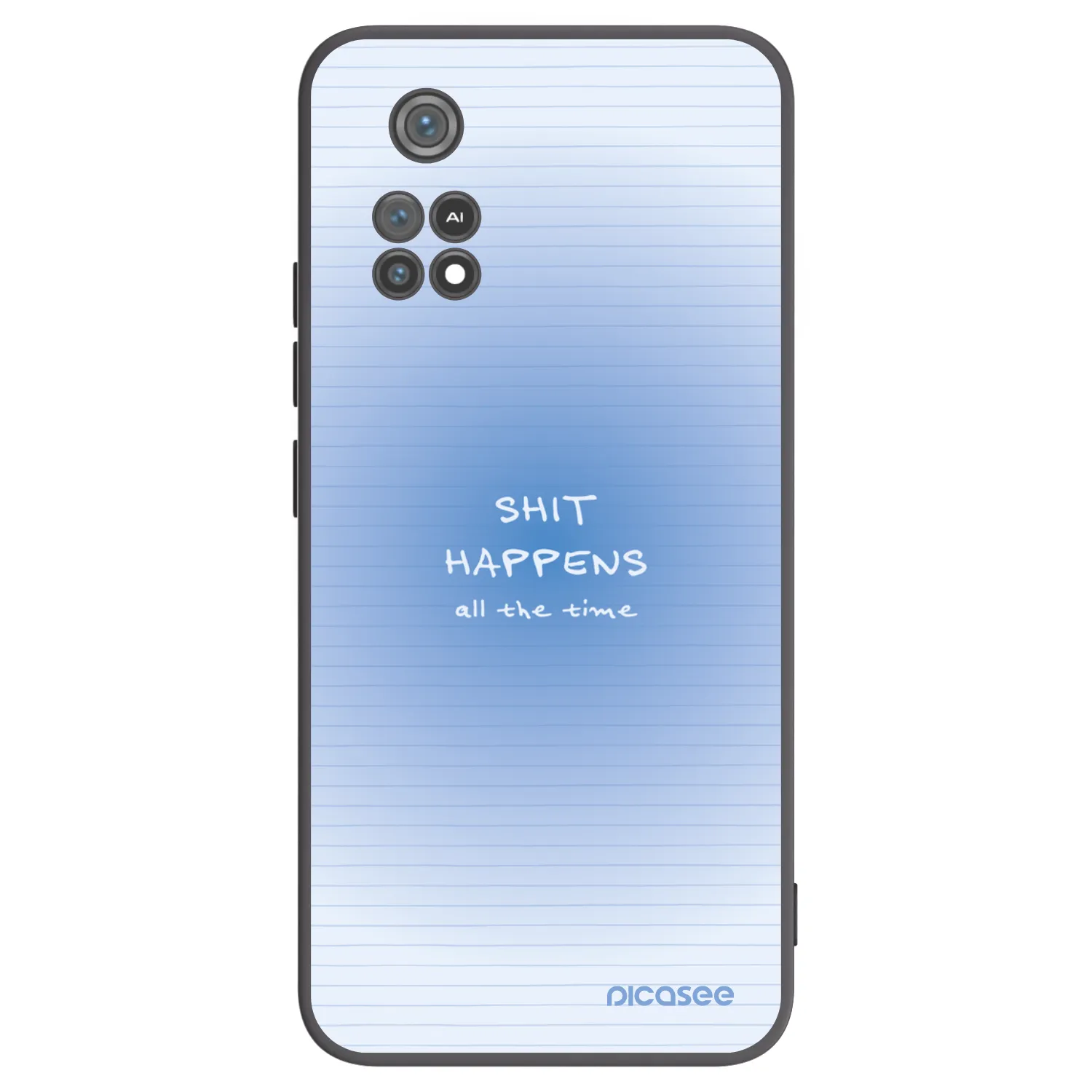 Picasee silikonový černý obal pro Xiaomi Poco M4 Pro - Oops Memo