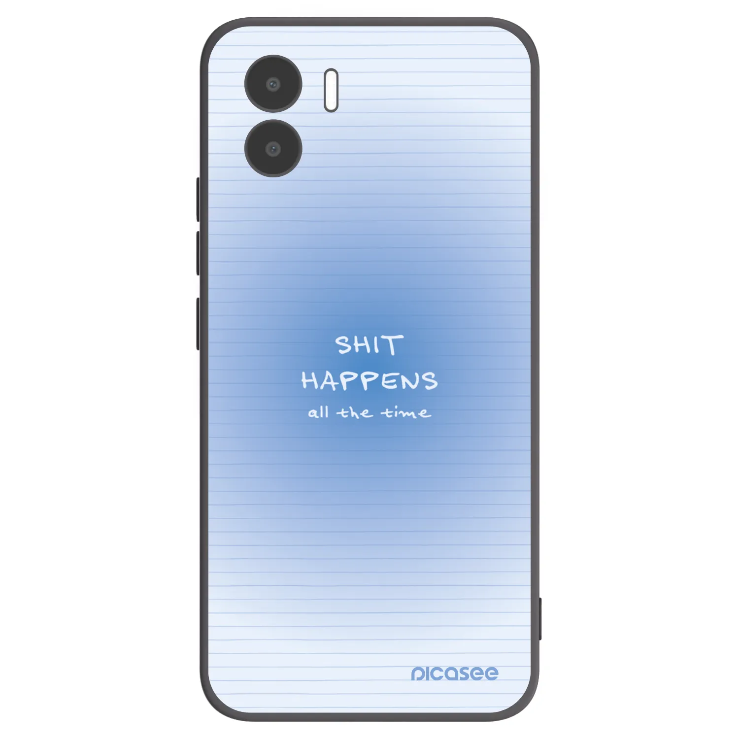 Picasee silikonový černý obal pro Xiaomi Redmi A1 - Oops Memo
