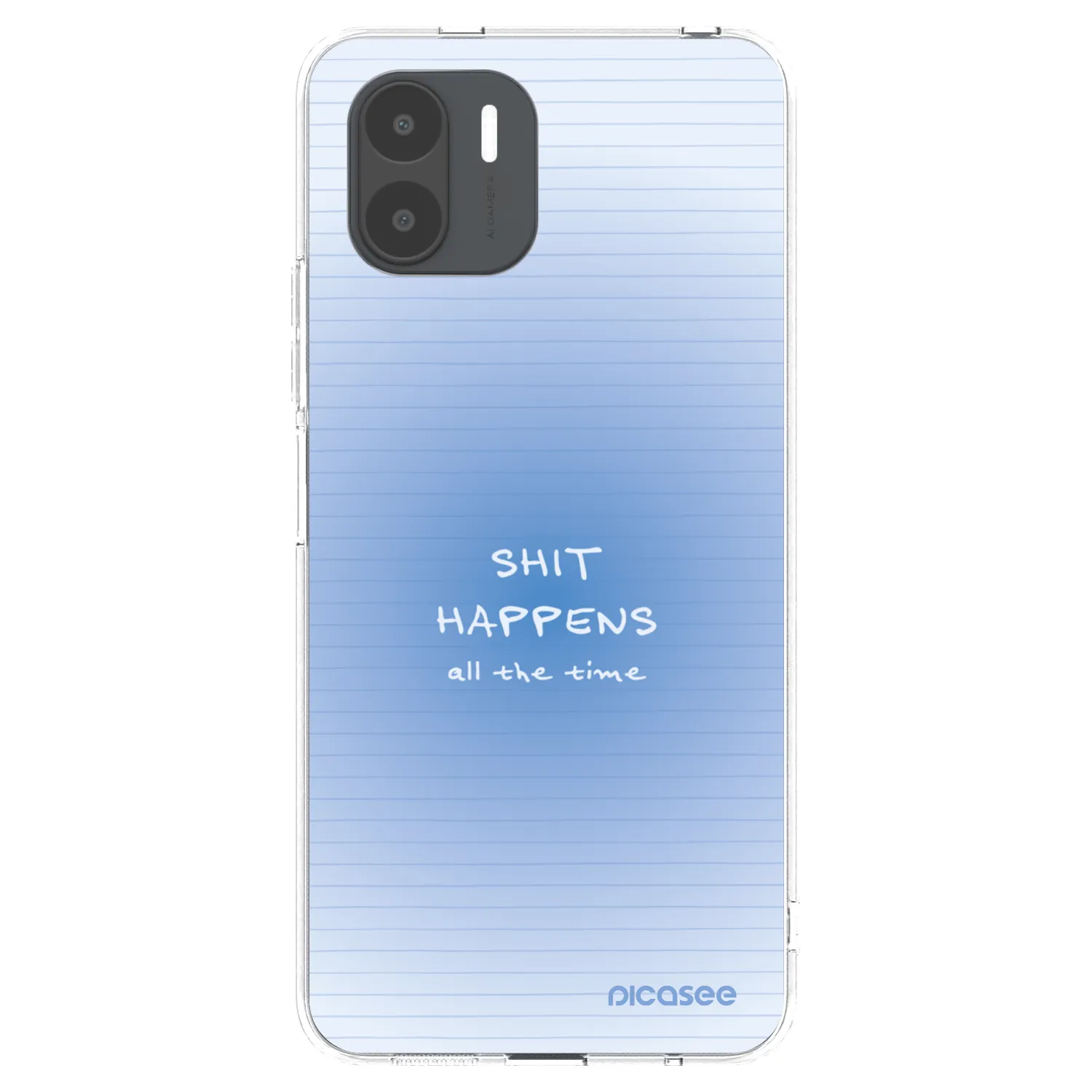 Picasee silikonový průhledný obal pro Xiaomi Redmi A1 - Oops Memo