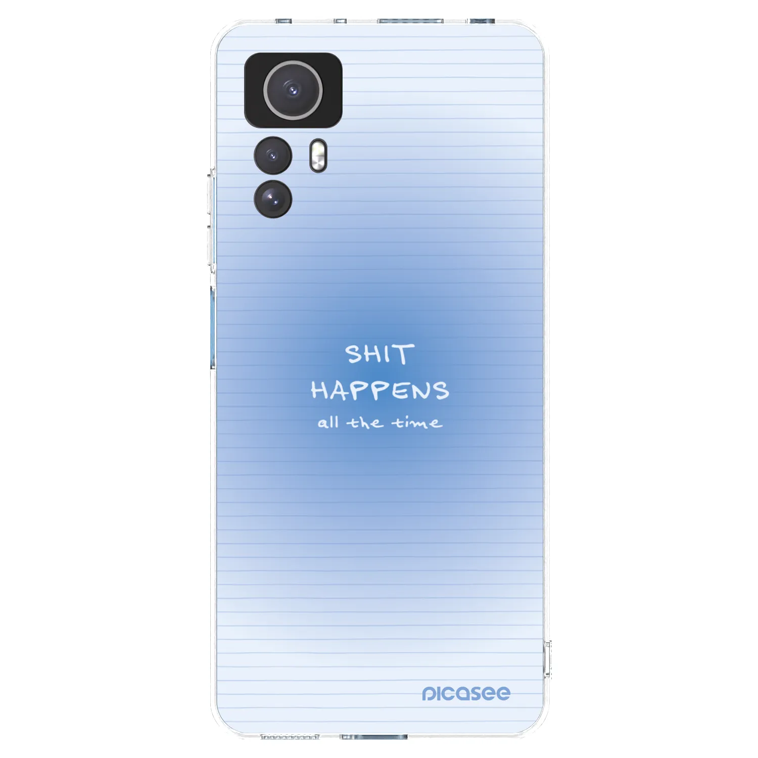 Picasee silikonový průhledný obal pro Xiaomi Redmi Note 12S - Oops Memo