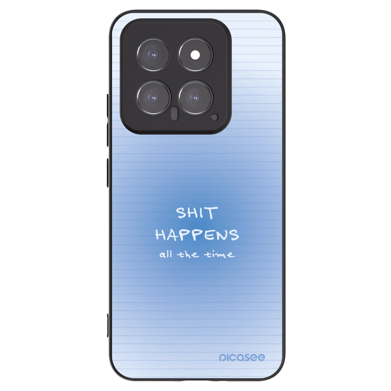 Picasee silikonový černý obal pro Xiaomi 14 - Oops Memo