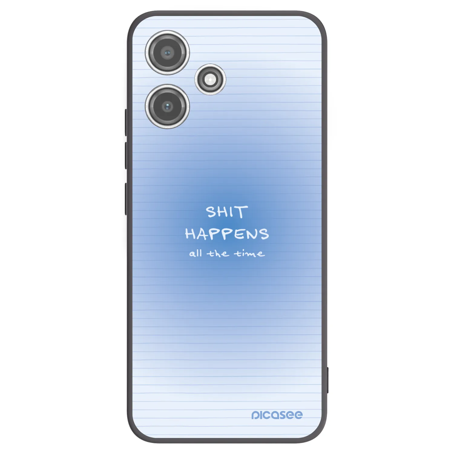 Picasee silikonový černý obal pro Xiaomi Redmi 12 5G - Oops Memo