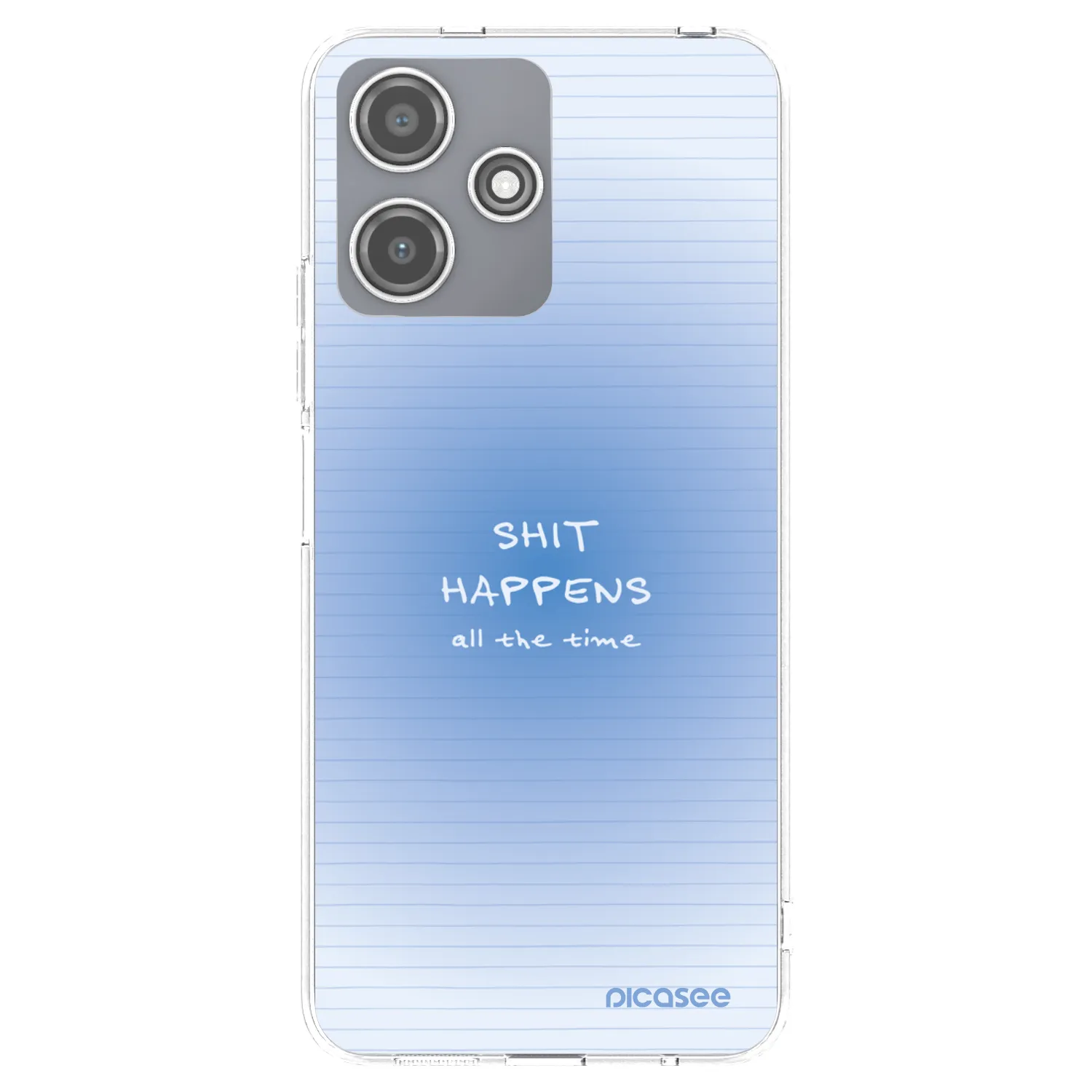 Picasee silikonový průhledný obal pro Xiaomi Redmi 12 5G - Oops Memo