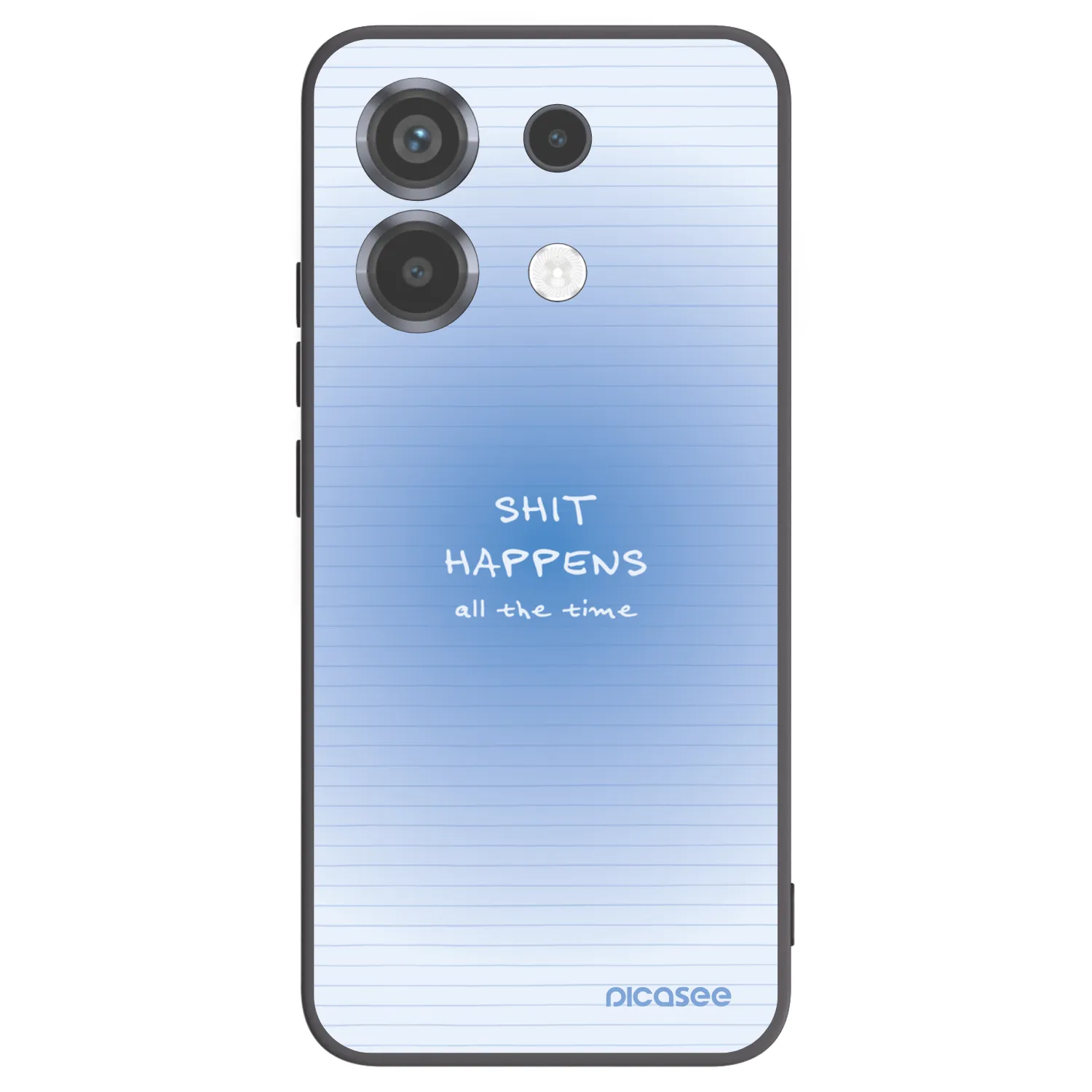Picasee silikonový černý obal pro Xiaomi Poco X6 - Oops Memo
