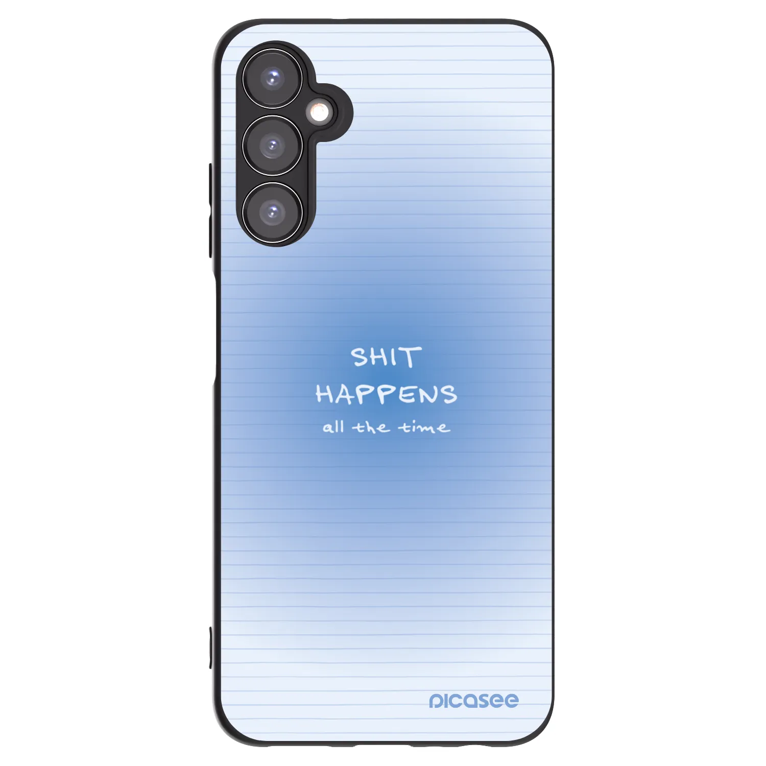 Picasee silikonový černý obal pro Samsung Galaxy A05s A057G - Oops Memo