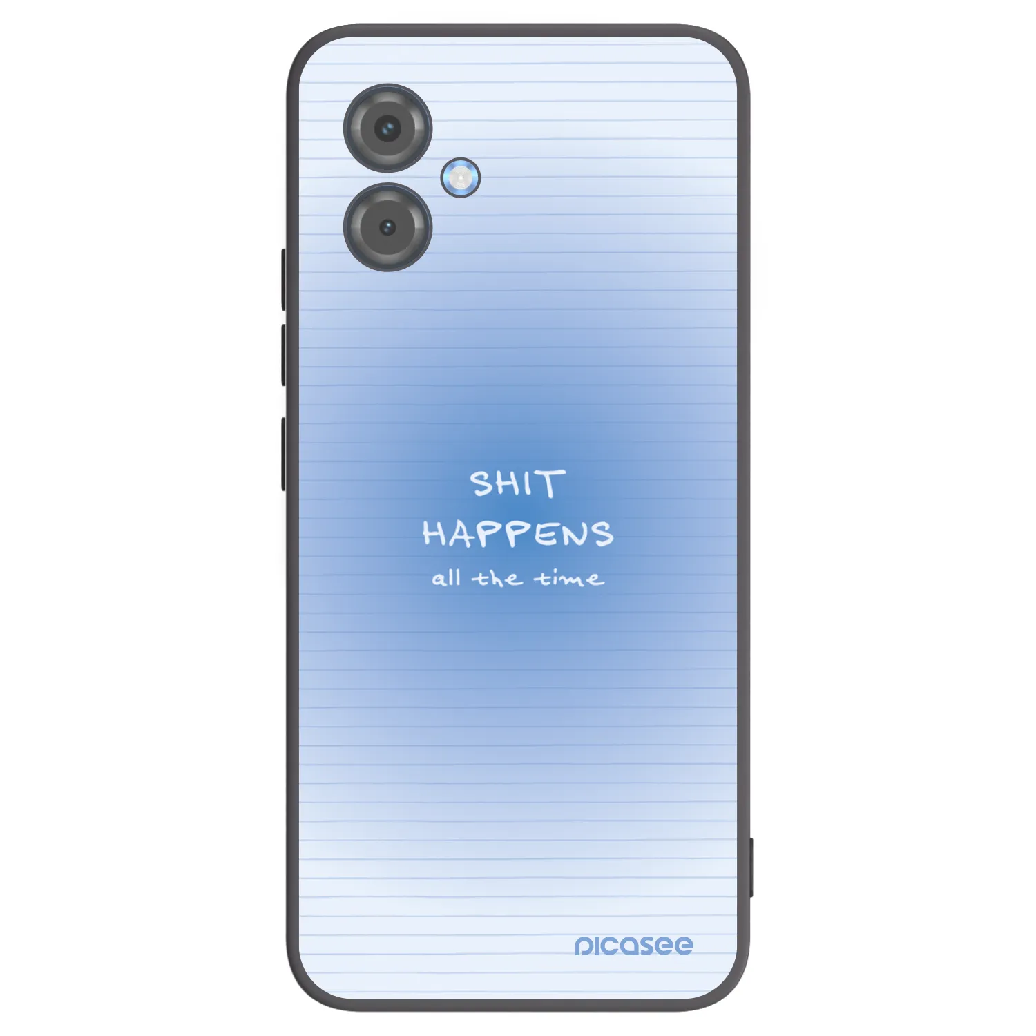 Picasee silikonový černý obal pro Motorola Moto G14 - Oops Memo
