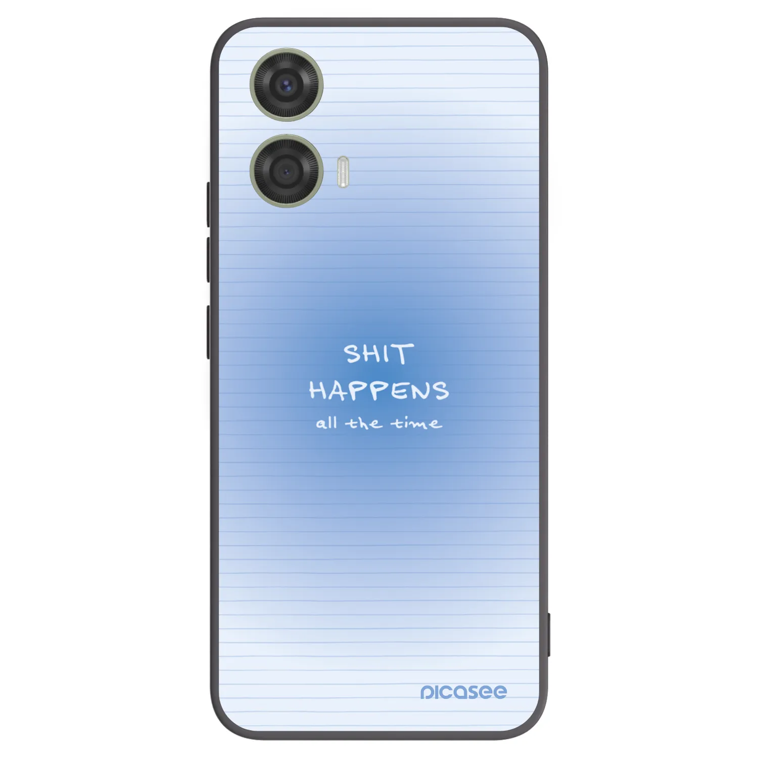 Picasee silikonový černý obal pro Motorola Moto G24 - Oops Memo