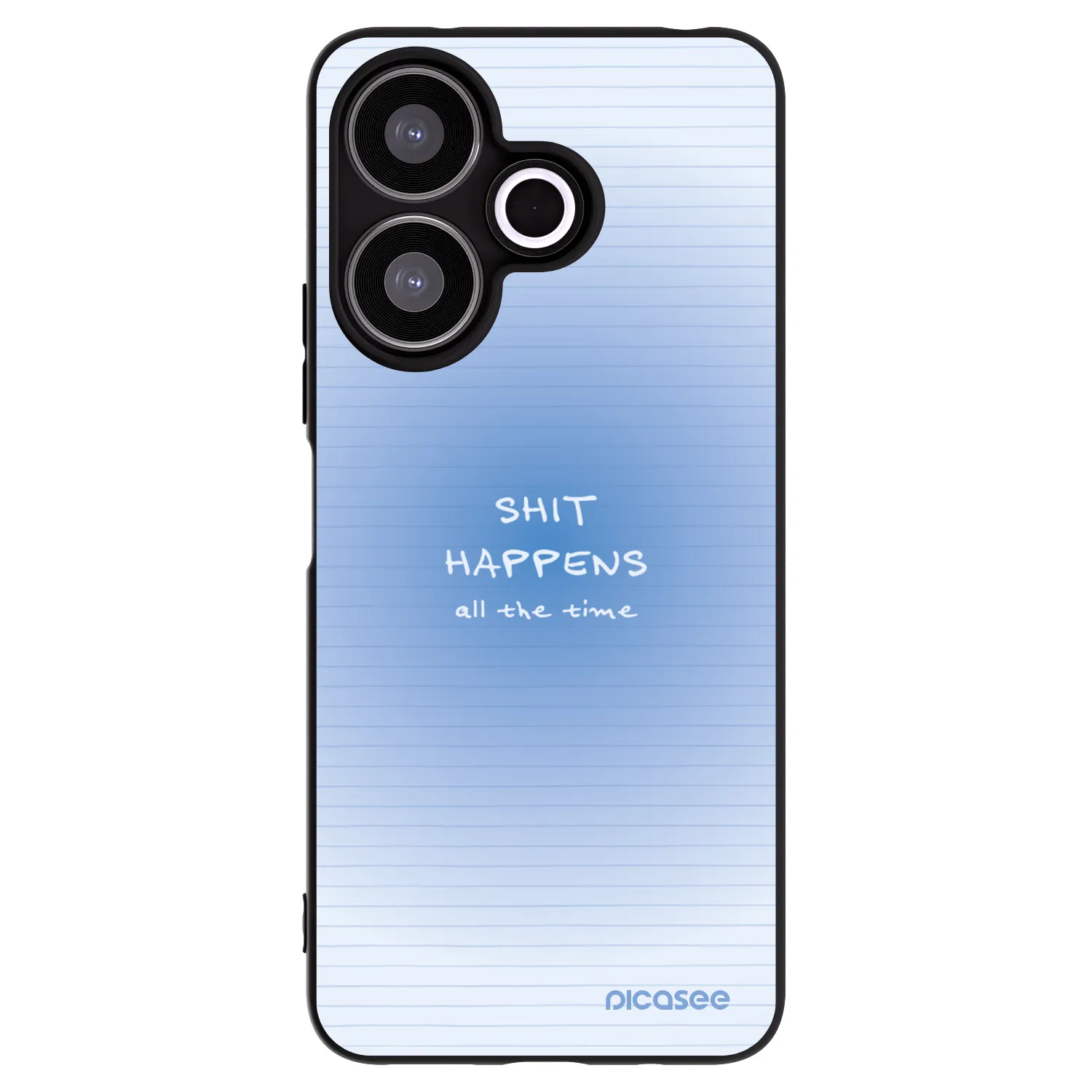 Picasee silikonový černý obal pro Xiaomi Redmi 13 4G - Oops Memo