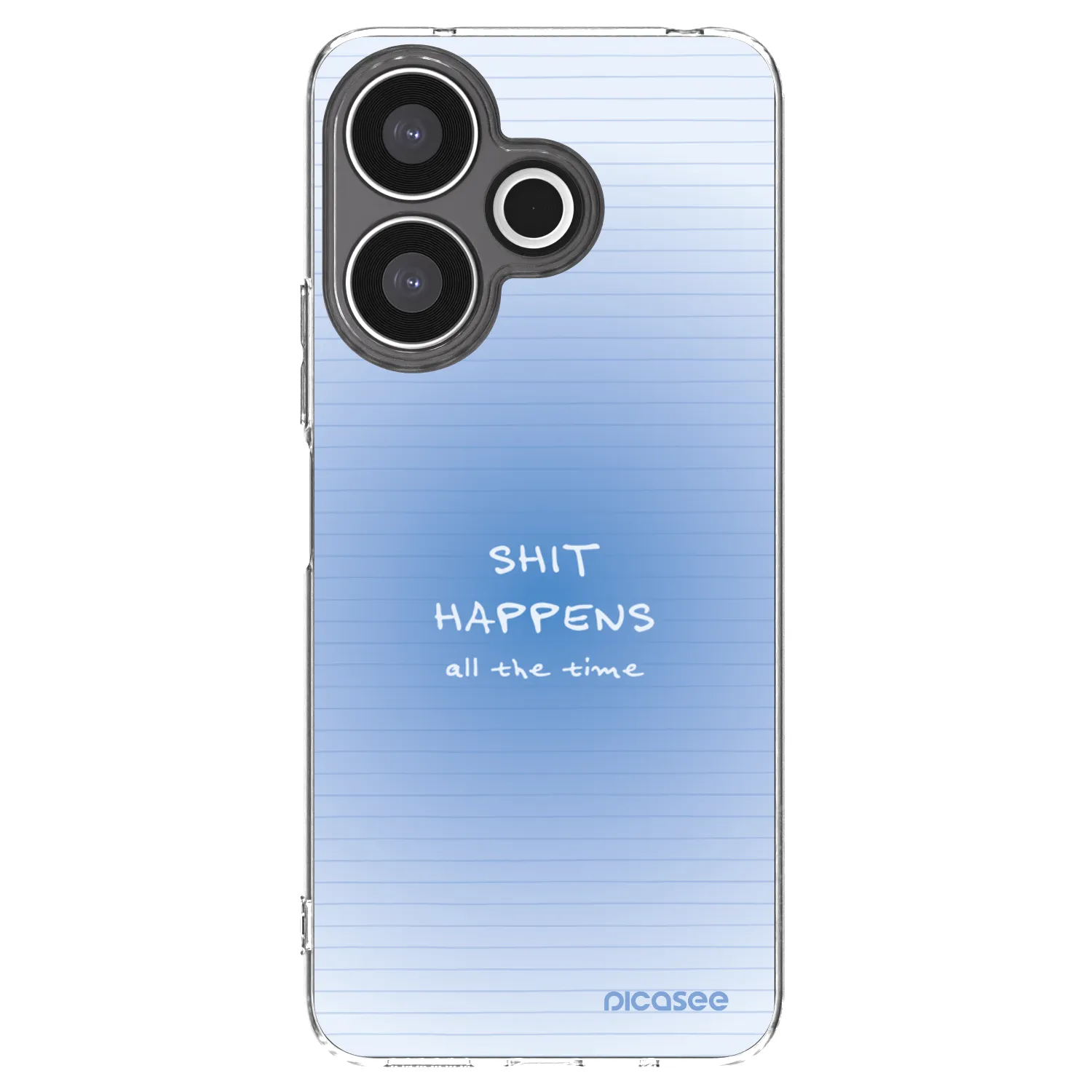 Picasee silikonový průhledný obal pro Xiaomi Redmi 13 4G - Oops Memo