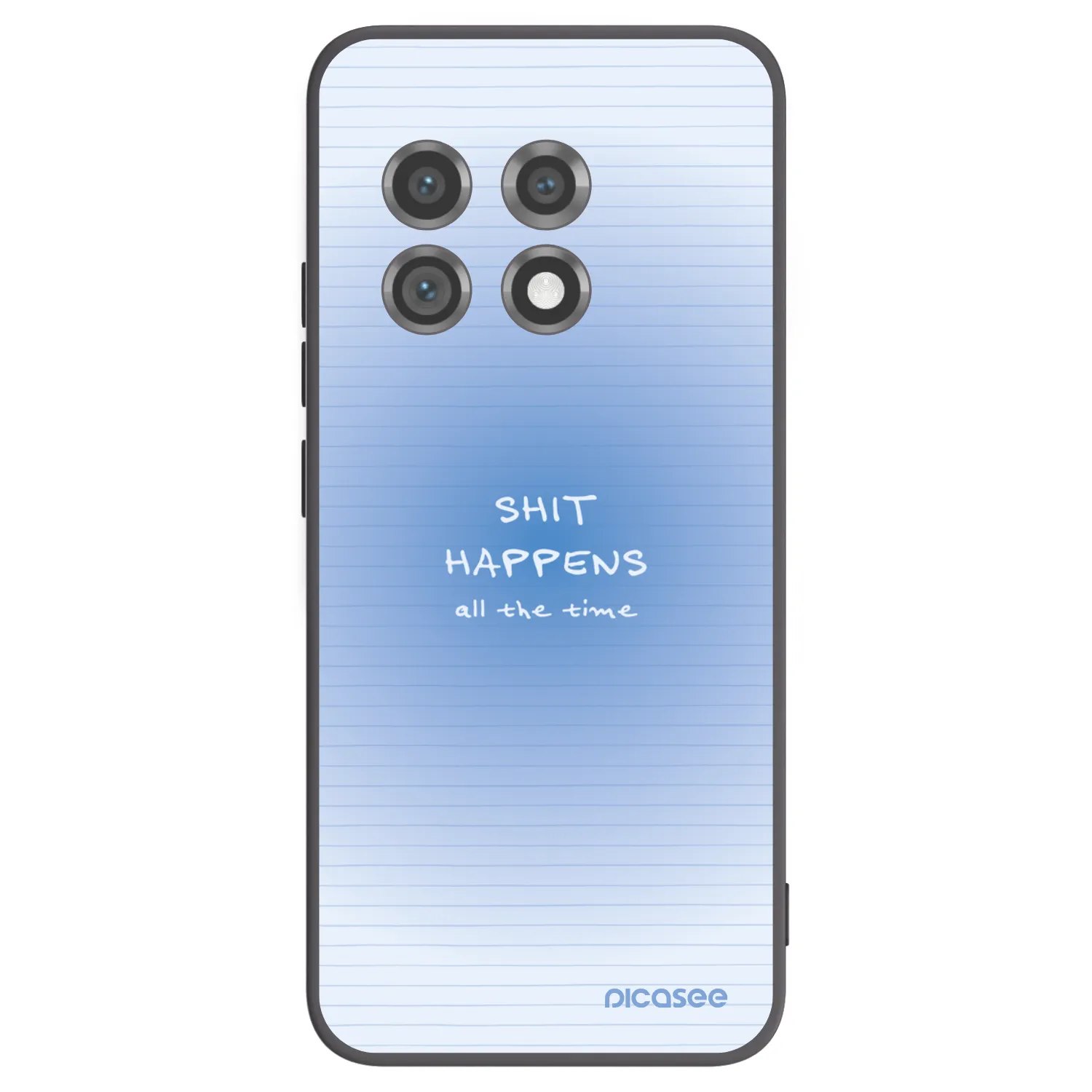 Picasee silikonový černý obal pro OnePlus 11 5G - Oops Memo