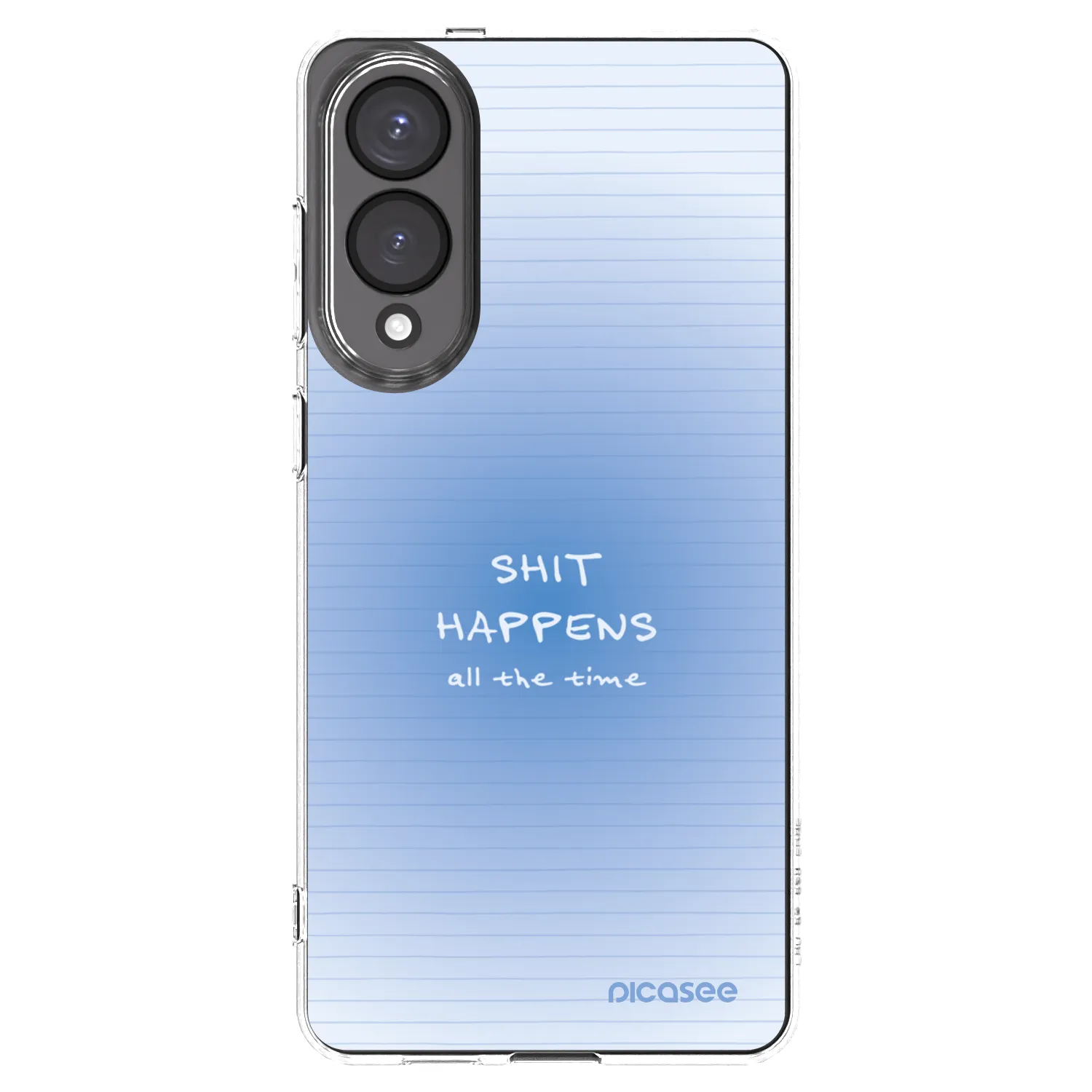 Picasee silikonový průhledný obal pro Samsung Galaxy S25 Edge 5G - Oops Memo