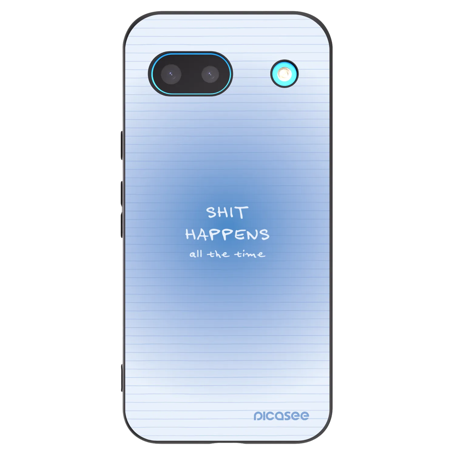 Picasee silikonový černý obal pro Google Pixel 8a - Oops Memo